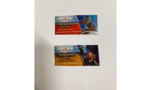 Ray o Vac Figurinhas Vingadores